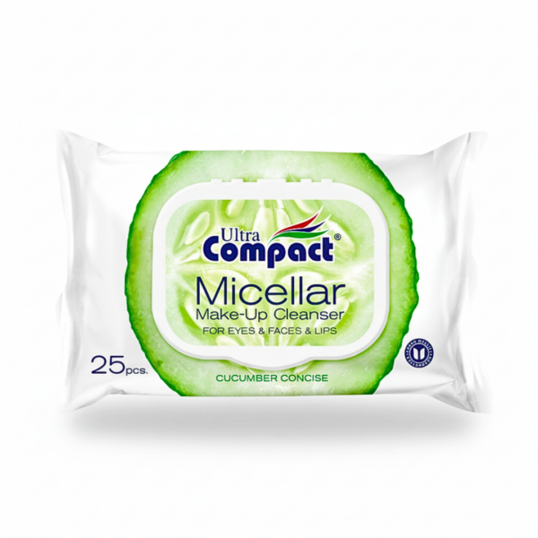 Ultra Compact Lingettes Demaquillant Micellair 25 Pieces