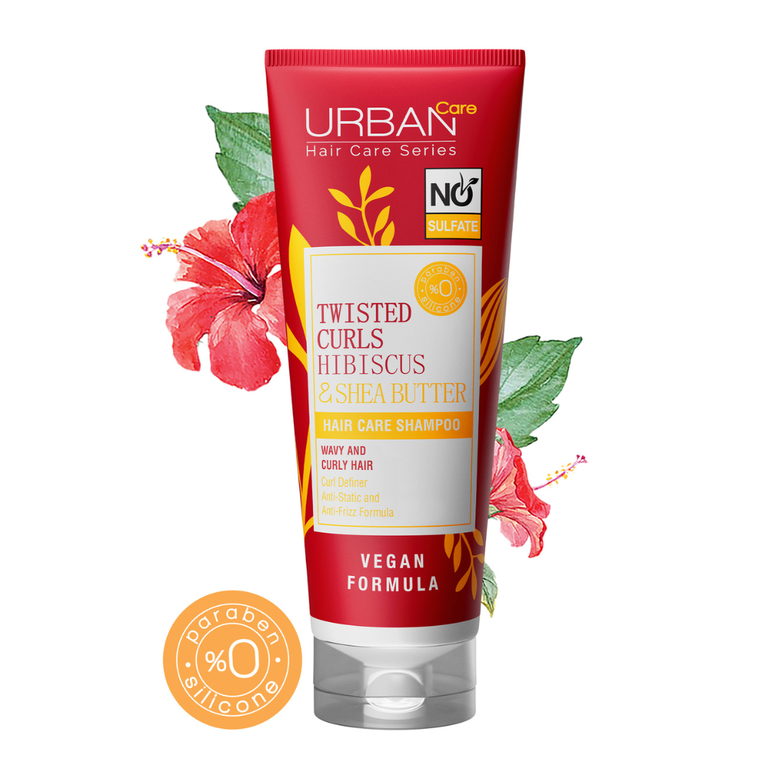 Urban-Care-Twisted-Curls-Hibiscus-Shea-Butter-Shampoo-250ml-2 Urban Care Twisted Curls Hibiscus & Shea Butter Shampoo 250ml – Image 1