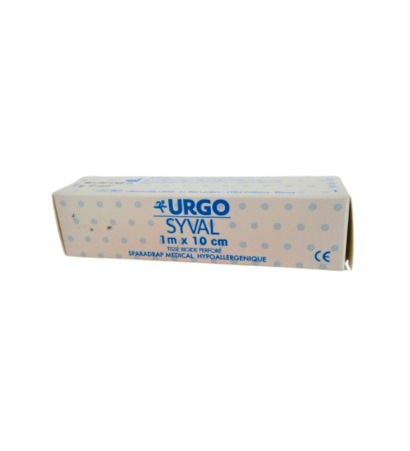 Urgo-Syval-1M10Cm-Perfore-2 Urgo Syval 1M X 10Cm Perfore – Image 1