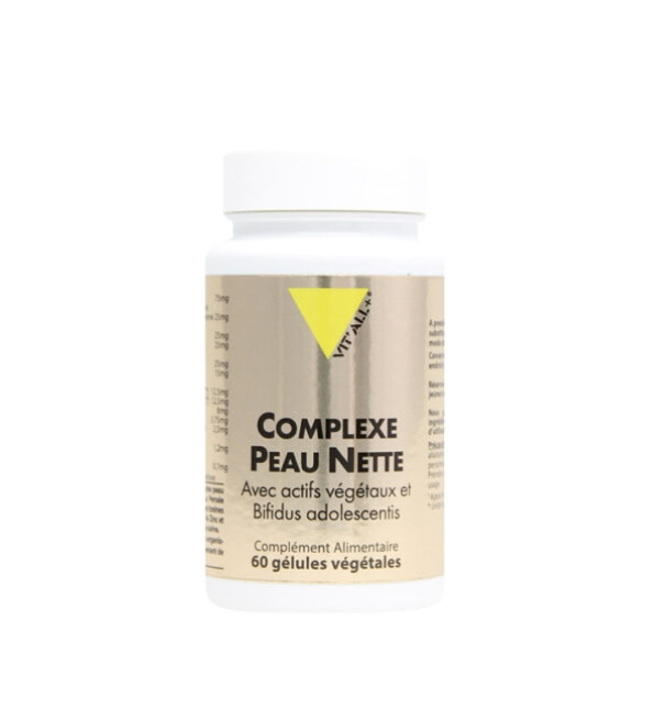 VITALL-PLUS-COMPLEXE-PEAU-NETTE-60GEL-2 VITALL PLUS COMPLEXE PEAU NETTE 60 GELULES – Image 1