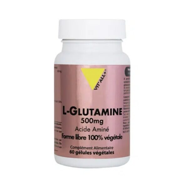 VITALL PLUS L-GLUTAMINE 500MG 60 GELULES