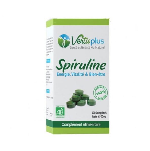 Vertu Plus Spiruline 100 Comprimés