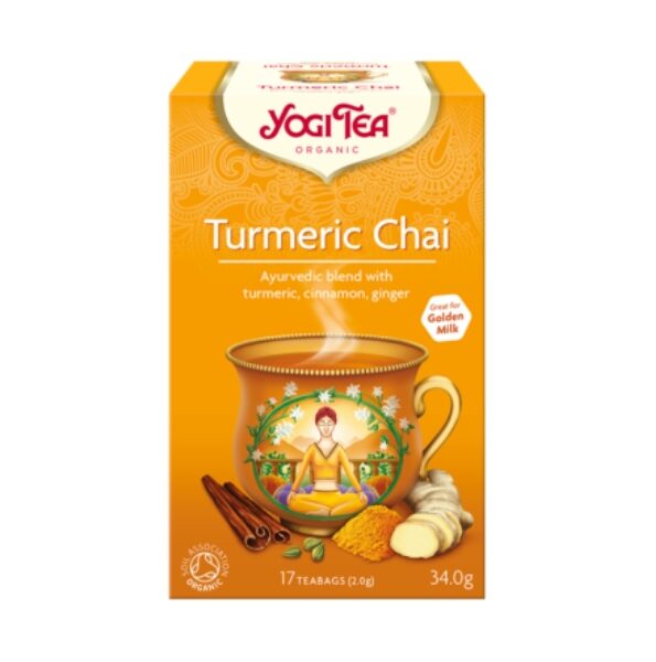 YOGI TEA CHAI CURCUMA 17 X 2G
