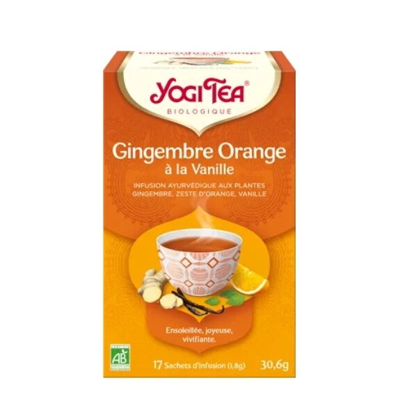 YOGI TEA GINGEMBRE ORANGE VANILLE 17 X 2G