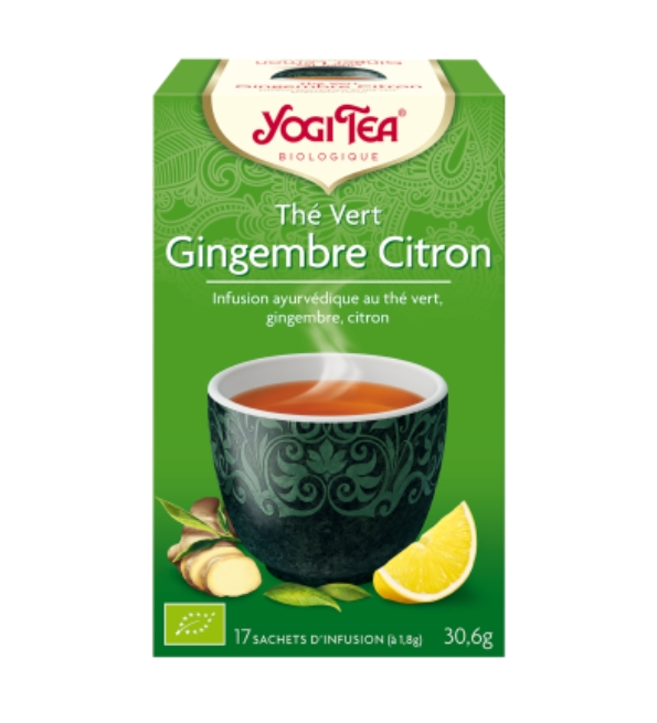 YOGI-TEA-THE-VERT-GINGEMBRE-CITRON-172G-2 YOGI TEA THE VERT GINGEMBRE CITRON 17 X 2G – Image 1