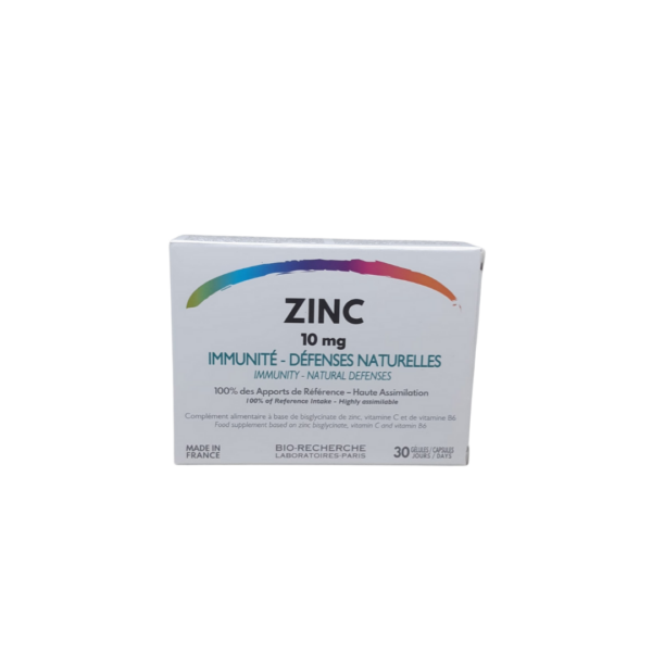 Zinc 10mg 30gelules