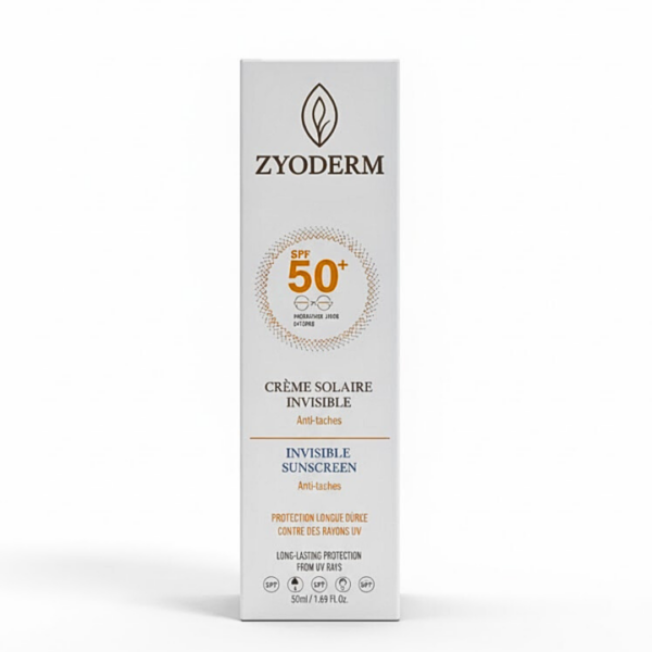 Zyoderm Creme Solaire Invisible Anti-Tache Spf50+