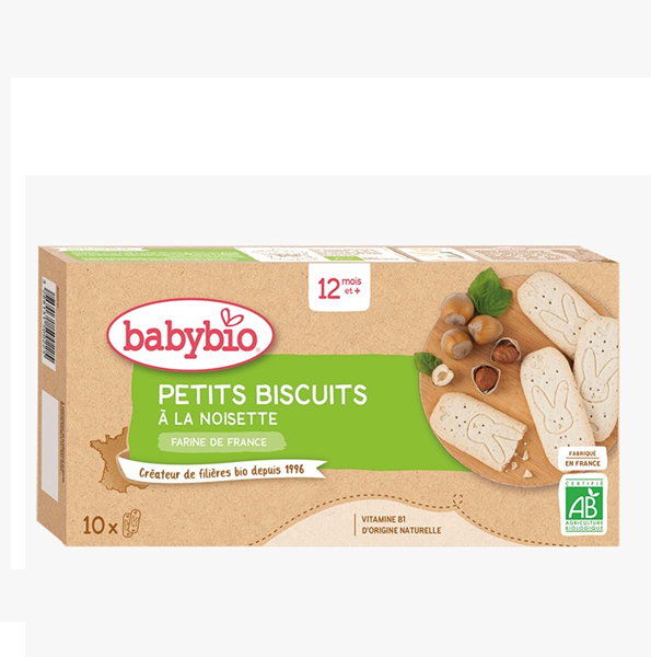 Babybio Petits Biscuits à la Noisette 160G