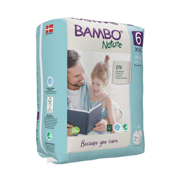Bambo Nature 6, couches XXL +16kg/40un
