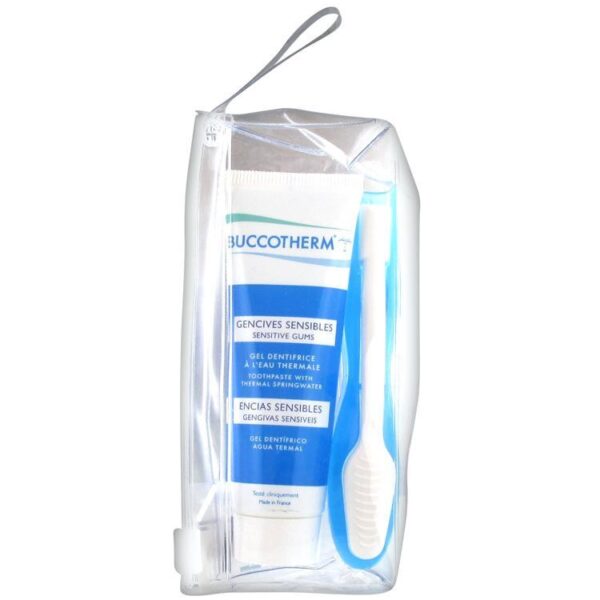 Buccotherm Kit Voyage Dentifrice Soin Gencives au Fluor 25ml + Brosse à Dent