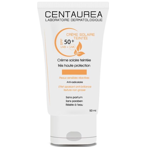 Centaurea Creme Solaire Teinte Claire spf50+ 50ml