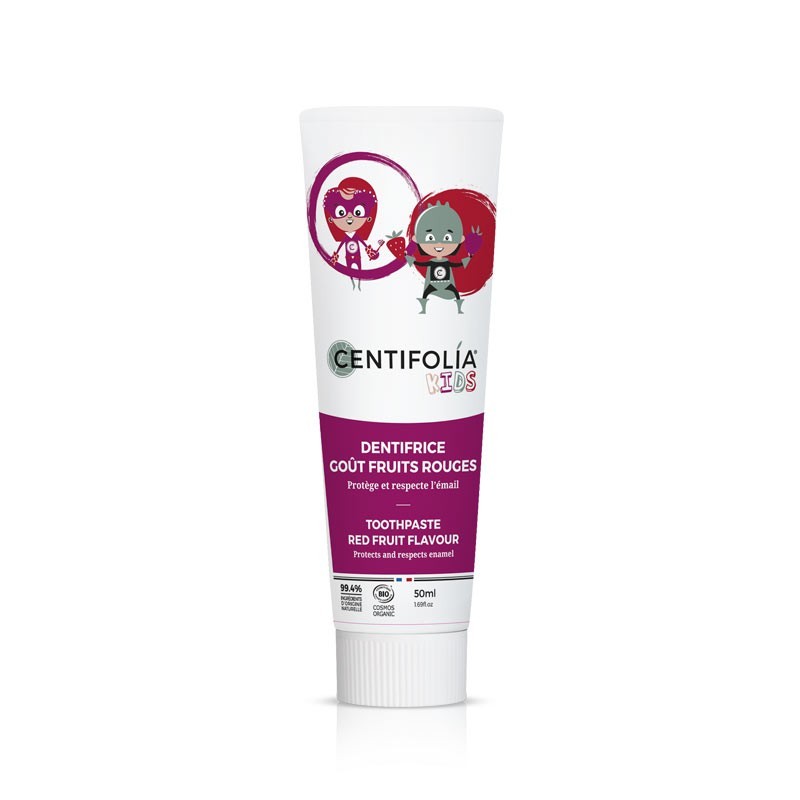childrens-toothpaste-1-3 Centifolia Dentifrice Kids Gouts Fruits rouges 50ml – Image 1
