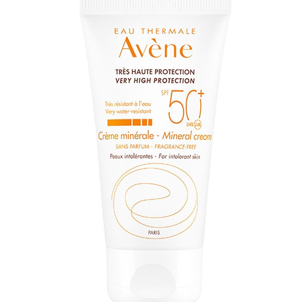 Eau Thermale Avène Ecran Solaire Crème Minéral Spf 50+ - 50ml