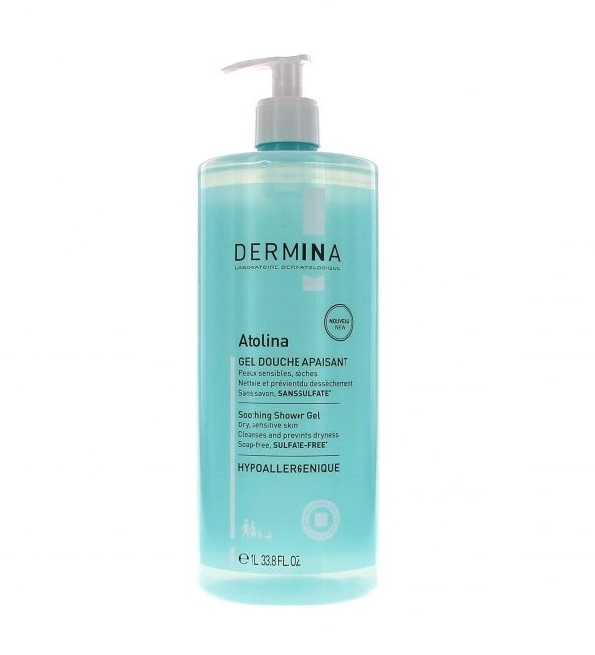 dermina-atolina-gel-douche-apaisant-1l-1-2 Dermina Atolina Gel douche Ps 1L – Image 1