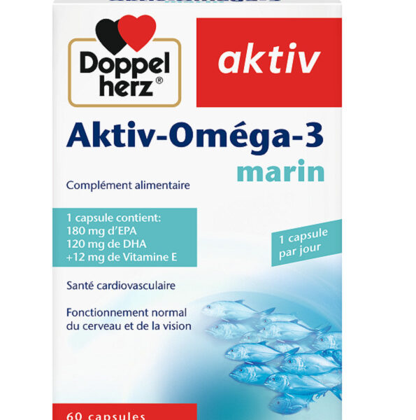 Doppel Herz Aktiv Omega-3 Marin 60 Capsules