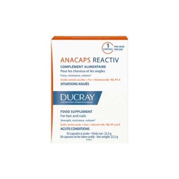 Ducray - Anacaps Reactiv - 30 Capsules