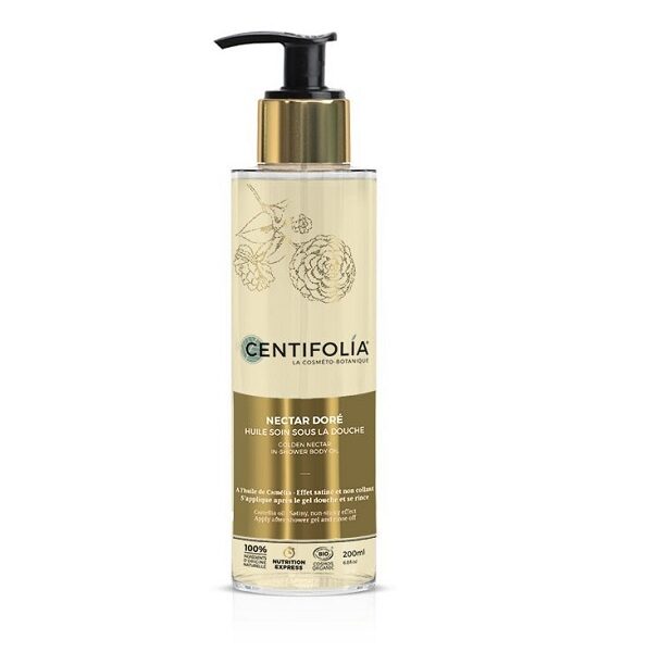 CENTIFOLIA Nectar Doré  HUILE SOIN SOUS LA DOUCHE 200ml