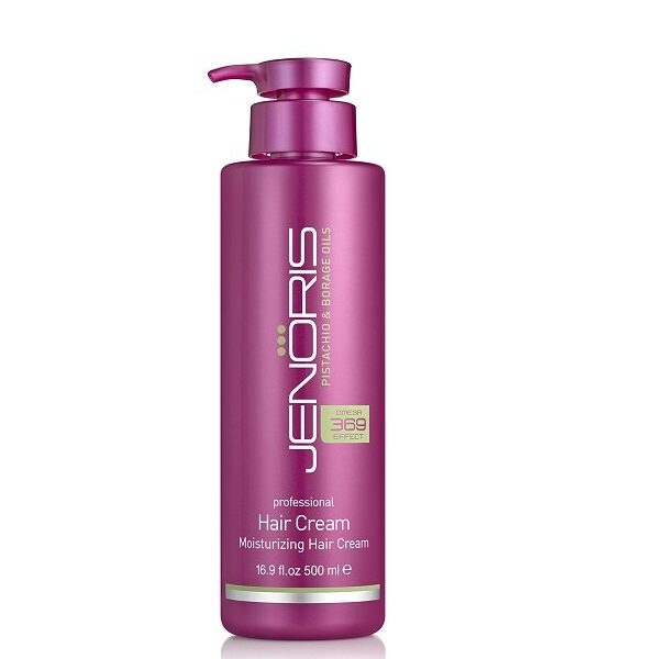 Jenoris - Crème hydratante pour cheveux secs et colorés 500 ml