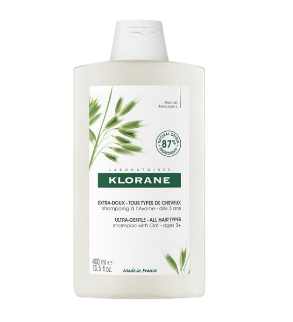 klorane-shampooing-extra-doux-lait-davoine-2 Klorane Shampoing Extra-Doux au Lait d'Avoine - 400 ml – Image 1