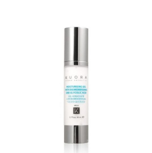 KUORA GEL HYDRATANT AUX BIOMEMBRANES ET A L'ACIDE GLYCOLIQUE SPF10 50ML
