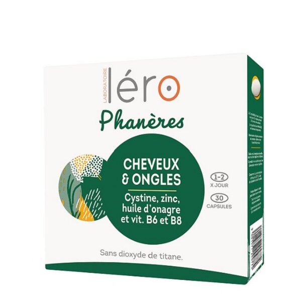 Léro Phanères Ongles Cassants & Chute de Cheveux - 30 Capsules