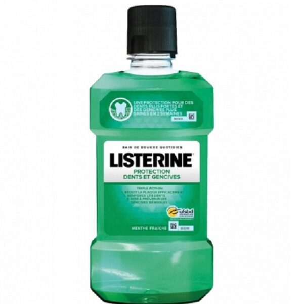 LISTERINE BAIN DE BOUCHE PROTECTION DENTS ET GENCIVES 250ML
