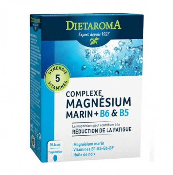 Dietaroma Magnesium marin+ B6 & B5 60cps