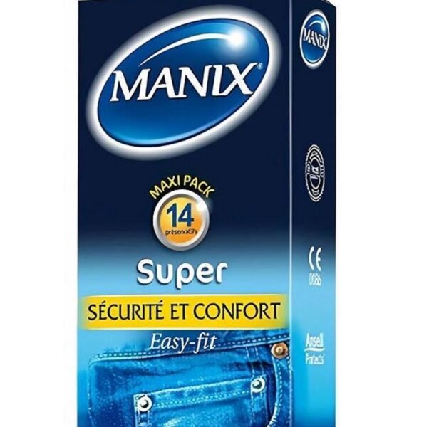 Manix Super Preservatifs - Boite 12 préservatifs