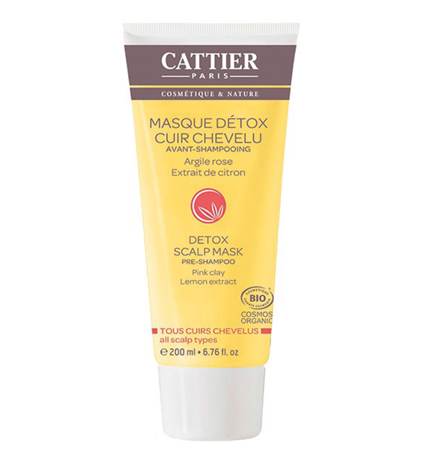 masque-cheveux-1-2 Cattier Masque detox Cuir Chevelu 200ml – Image 1