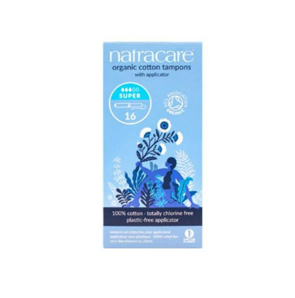 NATRACARE TAMPONS SUPER AVEC APPLICATEUR 16 Unités
