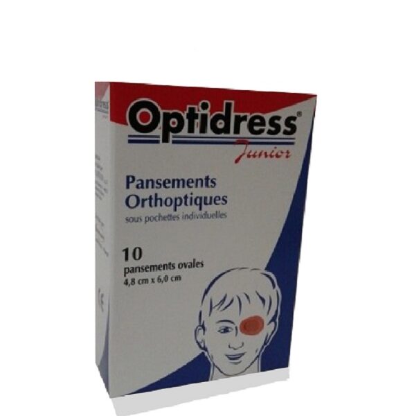 OPTIDRESS JUNIOR PANSEMENTS OCULAIRES BOITE DE 10 PIECES