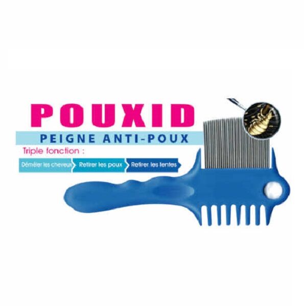Pouxid Peigne Anti Poux Triple Fonction