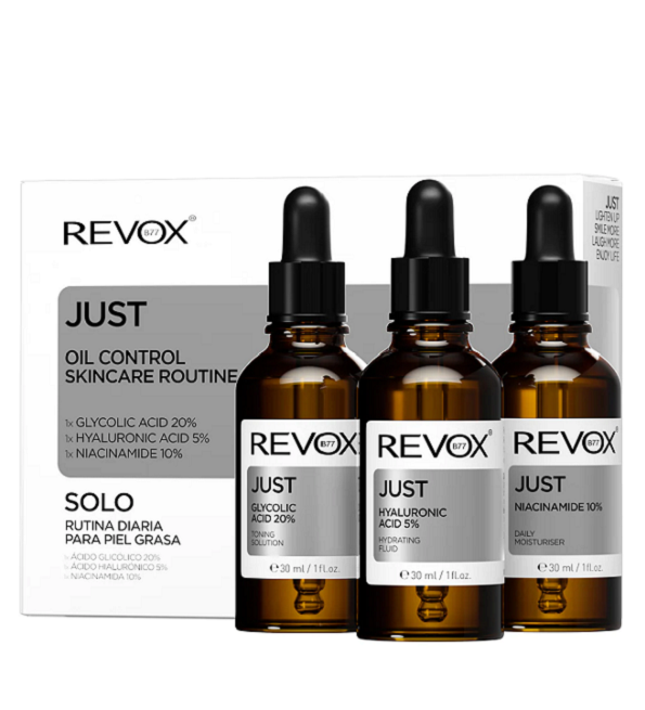 rovox-OilControlSkincareRoutineset REVOX JUST B77 Routine de Soins de la Peau pour le Contrôle de L'huile – Image 1