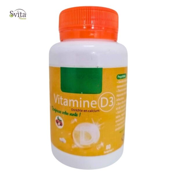 SVITA Premium Vitamine D3 60 Comprimes