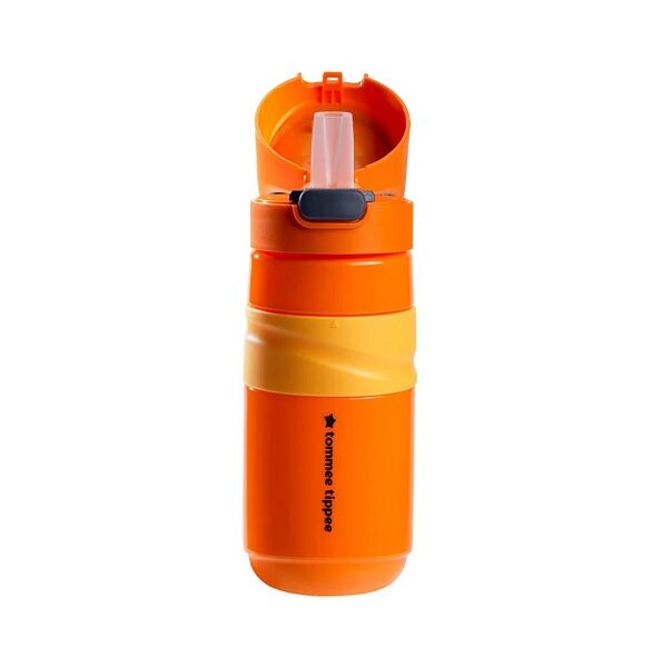 Tommee Tippee Gourde Anti-Fuite avec Paille 500ml - Orange