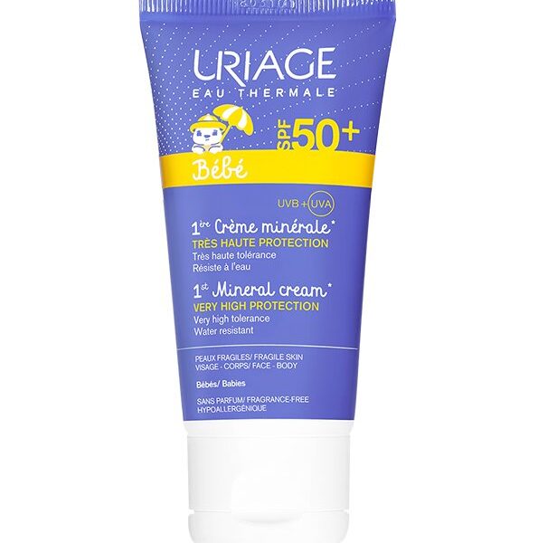 Uriage bébé 1er creme mineral spf50+ 50ml