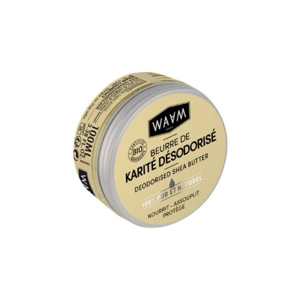 WAAM Beurre de Karité Désodorisé certifiée BIO 100ml