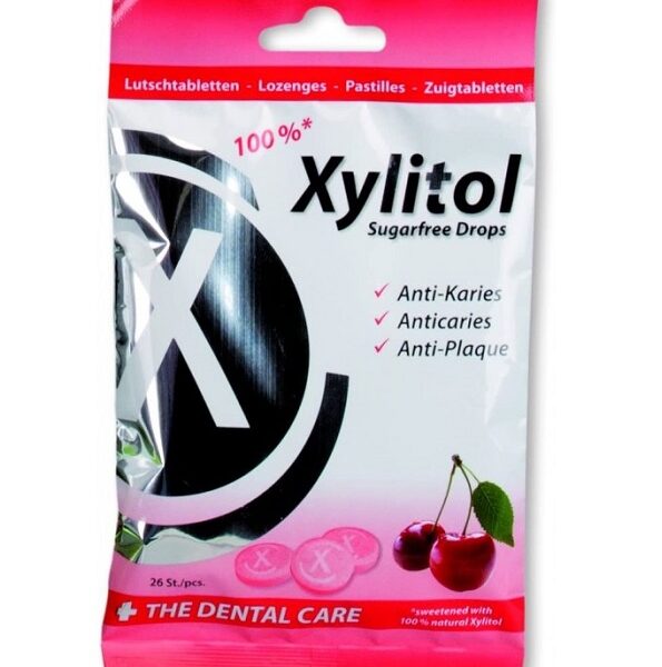XYLITOL DROPS CHERRY SUGAR FREE 26 Pièces