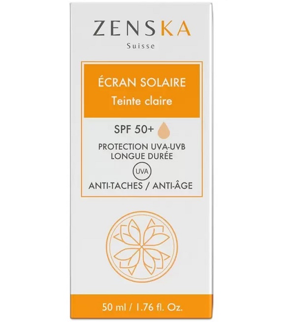 zenska-ecran-solaire-teinte-claire-spf50-50ml-2 ZENSKA ÉCRAN SOLAIRE TEINTE CLAIRE – 50ml – Image 1