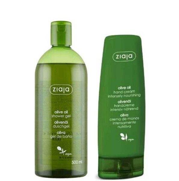 ZIAJA PACK GEL DOUCHE OLIVE CREME MAINS