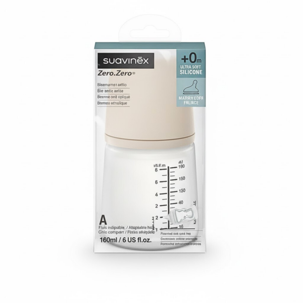 Suavinex Biberon Anti-Colique Adaptable Flow +0m 180ml