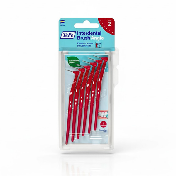 Tepe Interdental Brush Angle Rouge 0.5mm Taille 2 -6 Pieces