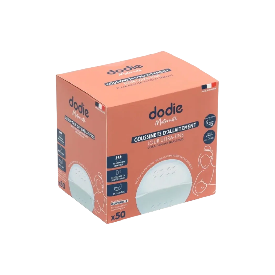 Dodie-Coussinets-Dallaitement-Jour-1-1 Dodie Coussinets D'allaitement Jour 50 Pieces – Image 1