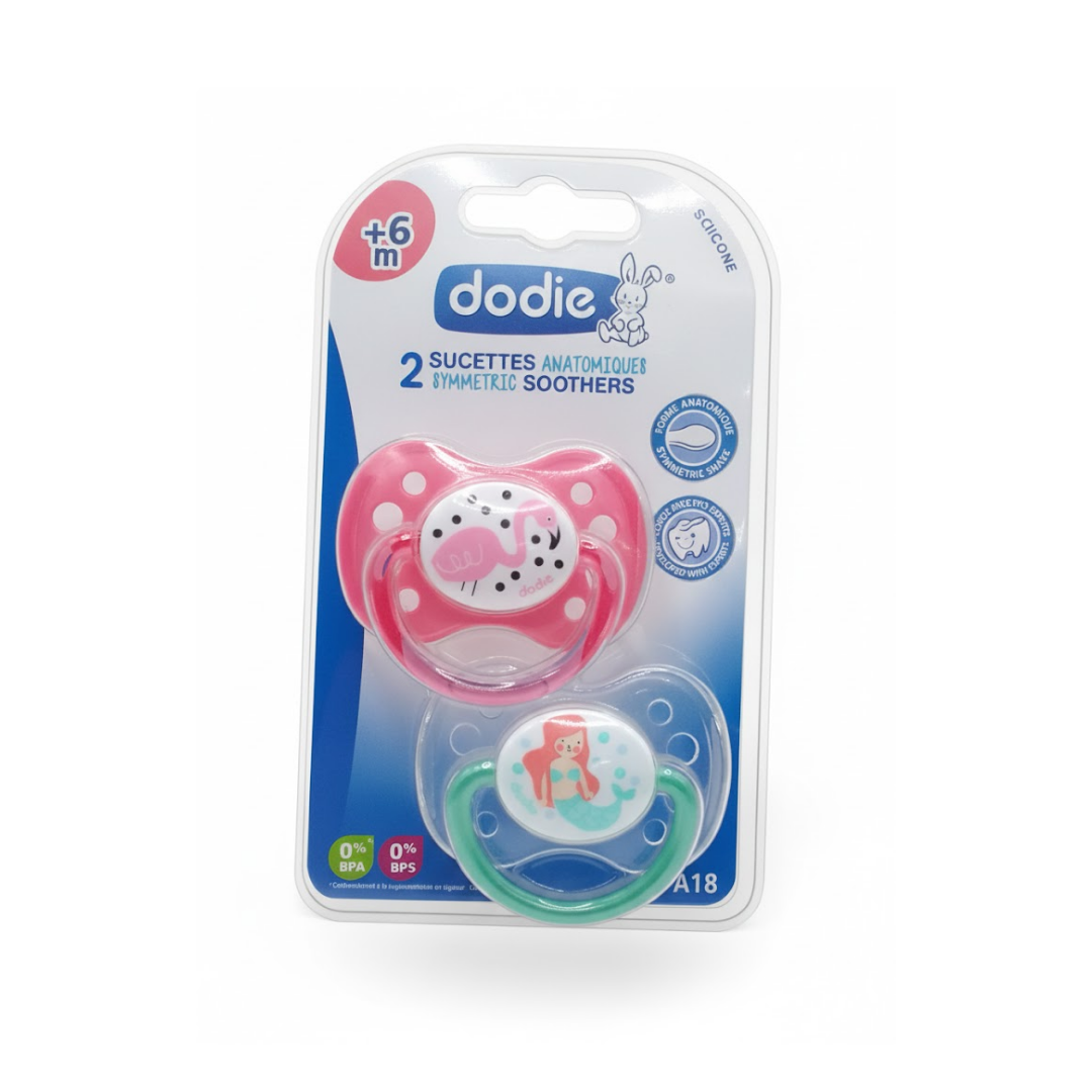 Dodie-Sucette-Anatomiques-6m-A18-1 Dodie Sucette Anatomiques 6m+ A18 – Image 1