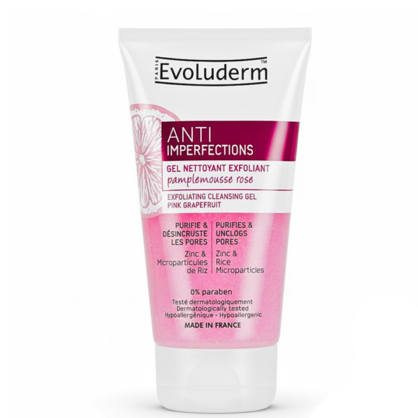 Evoluderm Gel Nettoyant Exfoliant Anti-Imperfection 150ml