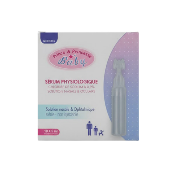 Prince & Princesse Serum Physiologique 10 x 5Ml