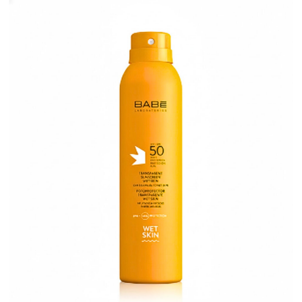 Babe Transparent sunscreen Wet Skin Spray Spf50+ 200ml