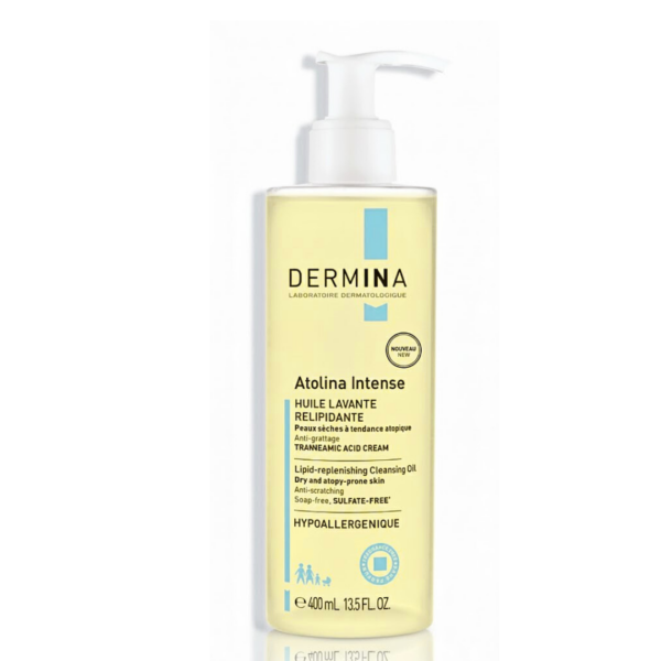 Dermina Atolina Intense Huil Lavante Relipidante 400ml