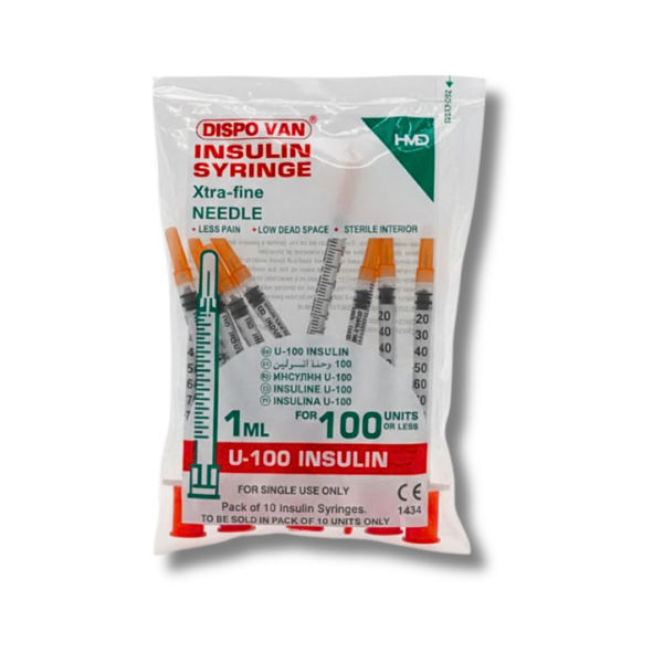 Dispo Van Seringue 1ml Sachets 10 Pieces