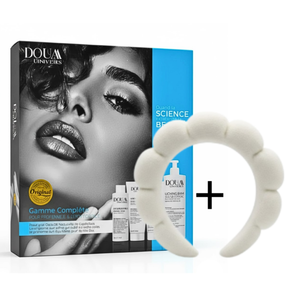 Douaa Cosmetics Pack Eclaircissante & Protectrice + Bandeau Femme